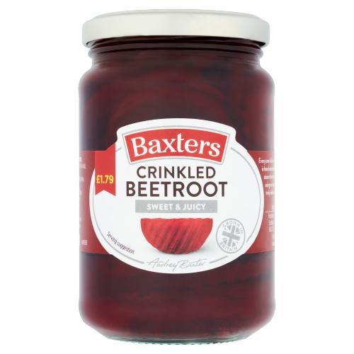 Baxters Crinkle Cut Beetroot PMP £1.79 340g