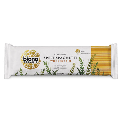 Biona Organic Spelt Wholegrain Spaghetti 500g