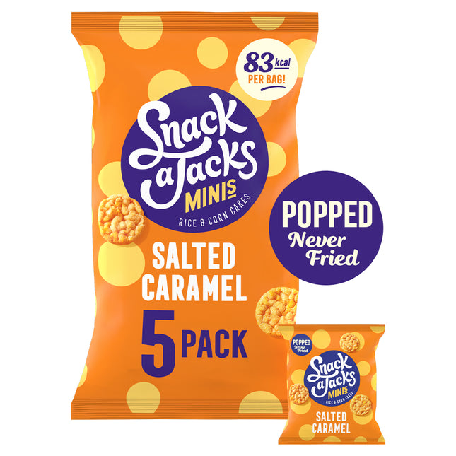 Walkers Snack A Jacks Caramel Multipack 5x19g