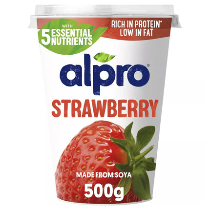Alpro Cherry Plant Based Yoghurt 500g