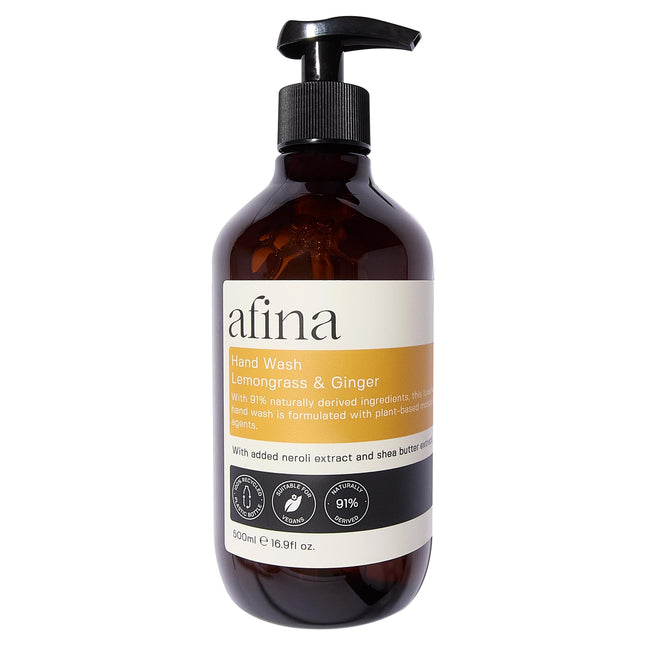 Afina Handwash 500ml Lemongrass and Ginger