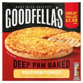 Goodfellas Deep Pan Cheese Pizza PMP £2.99 421G