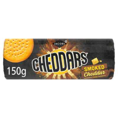 Jacob's Cheddars Smoked Cheddar Flavour Cheese Biscuits 150g
