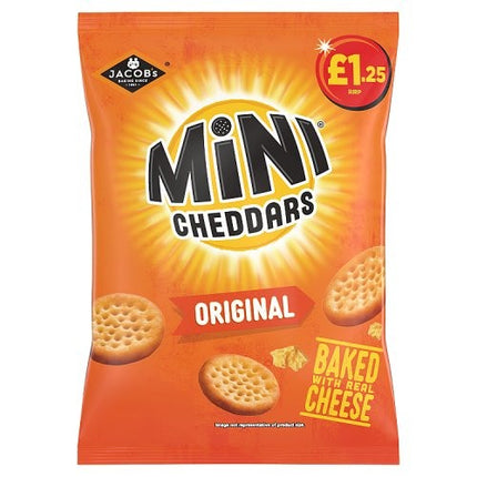 Jacob's Mini Cheddars Original Snacks PMP £1.25 90g