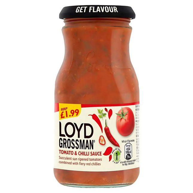 Loyd Grossman Tomato & Chilli PMP £1.99 350g