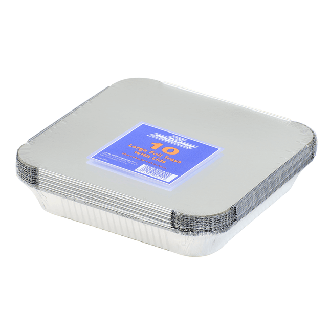 Caterpack Foil Trays Large 10s