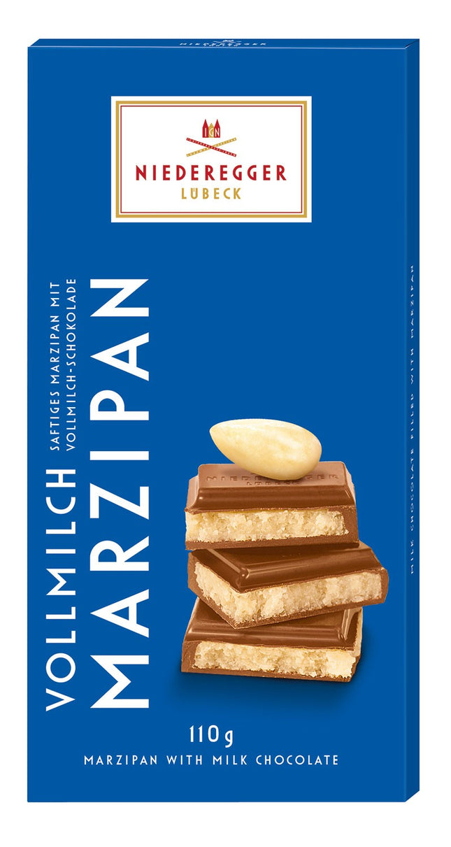 Niederegger Milk Chocolate Covered Marzipan Bar 110g