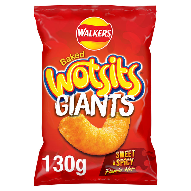 Wotsits Giants Flamin Hot Sweet & Spicy 130g