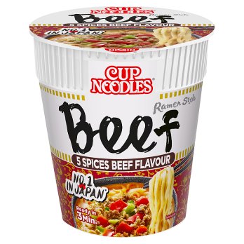 Nissin Niss Cup Noodles Beef 5 Spices 64g