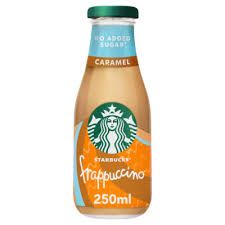 Starbucks Frappuccino Caramel No Added Sugar Glass 250ml