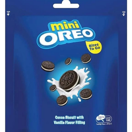 Oreo Mini Pouch Bites To Go Vanilla 58.4g