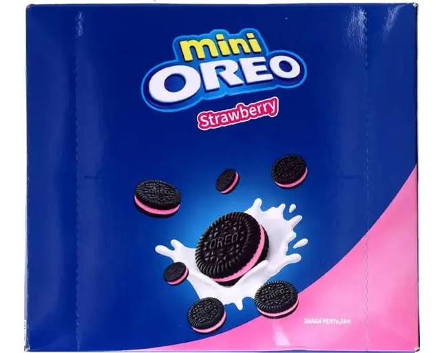 Oreo Mini Pouch Bites To Go Strawberry 58.4g