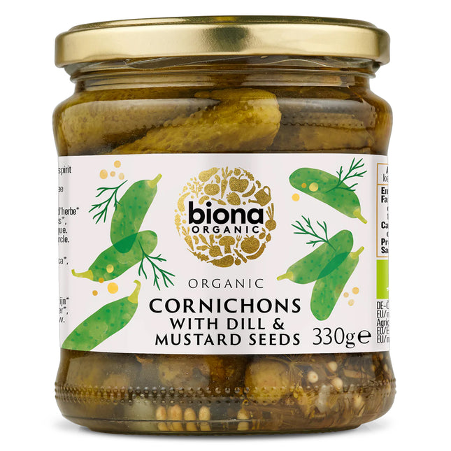 Biona Organic Cornichons 330g