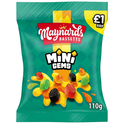 Maynards Bassetts Mini Gems PMP £1.00 130g