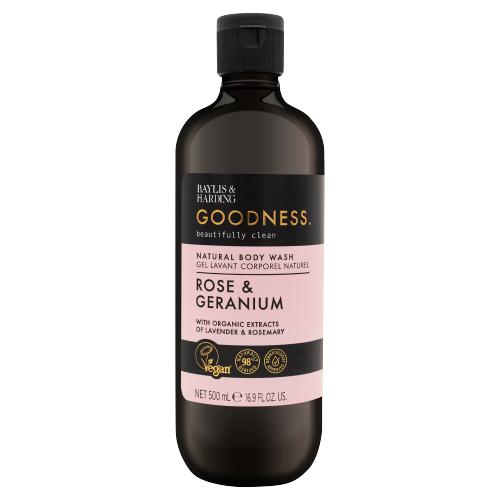 Baylis & Harding Goodness Rose & Geranium Body Wash 500ml