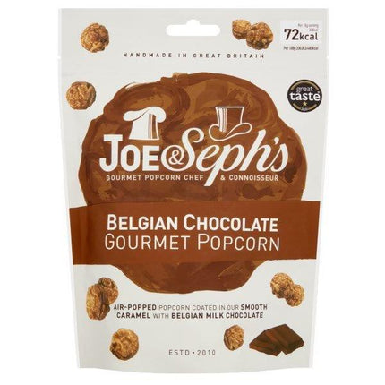 Joe & Seph's Belgian Chocolate Popcorn - 60g