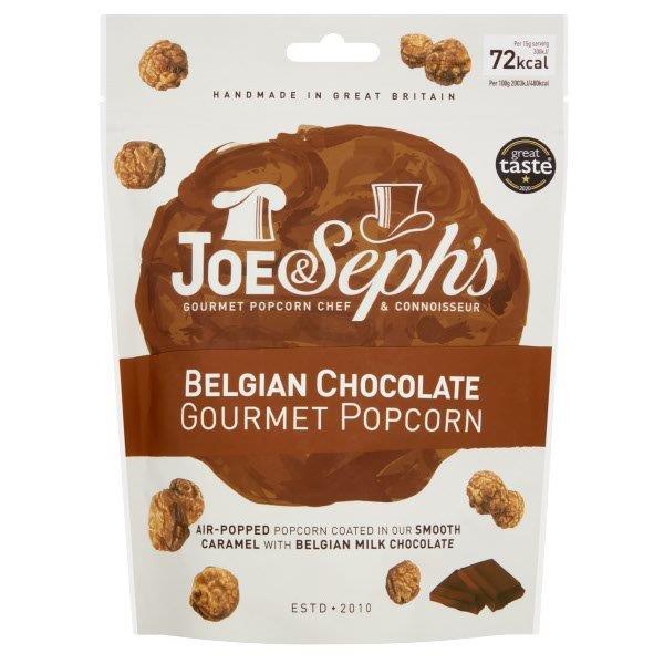 Joe & Seph's Belgian Chocolate Popcorn - 60g