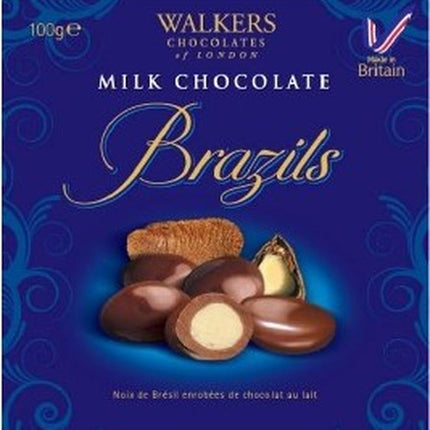 Walkers Chocolate Milk Chocolate Brazils 100g