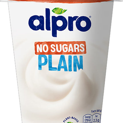Alpro Plain No Sugar Yoghurt Alternative 500g