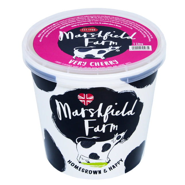 Marshfield Farm Real Dairy Ice Cream Very Cherry 1L