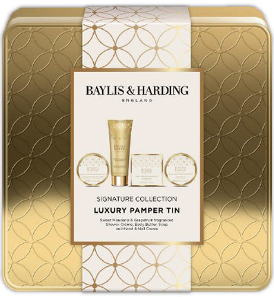 Sweet Mandarin & Grapefruit Luxury Pamper Tin Gift Set 460g