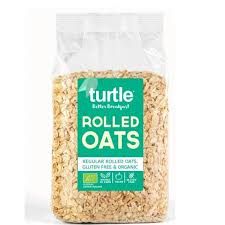Turtle Organic Rolled Oats Gluten Free 1Kg