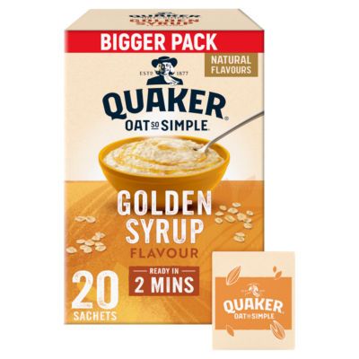 Quaker Oats Oat So Simple Family Pack Golden Syrup Multipack 20x36g