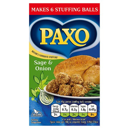 PAXO SAGE & ONION STUFFING HS 12/85G