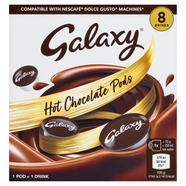 Galaxy Hot Chocolate Dolce Gusto Pods 8 x 15g
