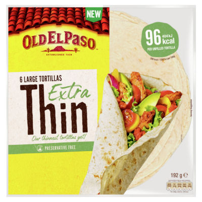 Old El Paso Tortillas Thin 16X192G