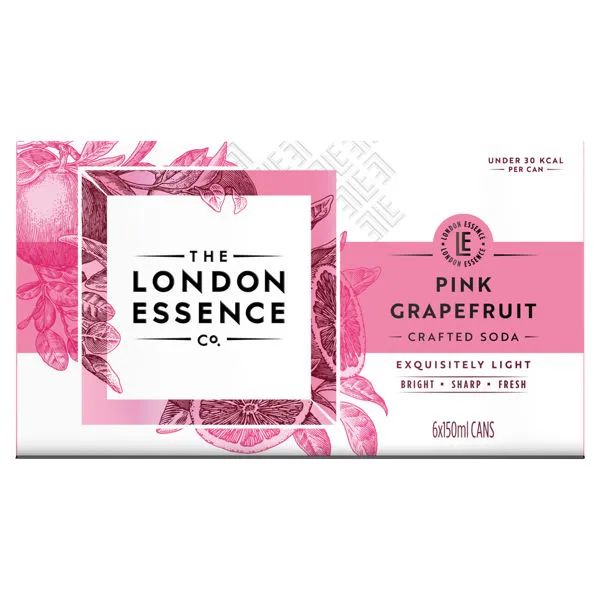 London Essence Pink Grapefruit 6Pk 6X150Ml