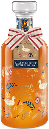 The Fuzzy Duck Winter Wonderland Light Up Bath Bubbles Decanter Gift 1300g