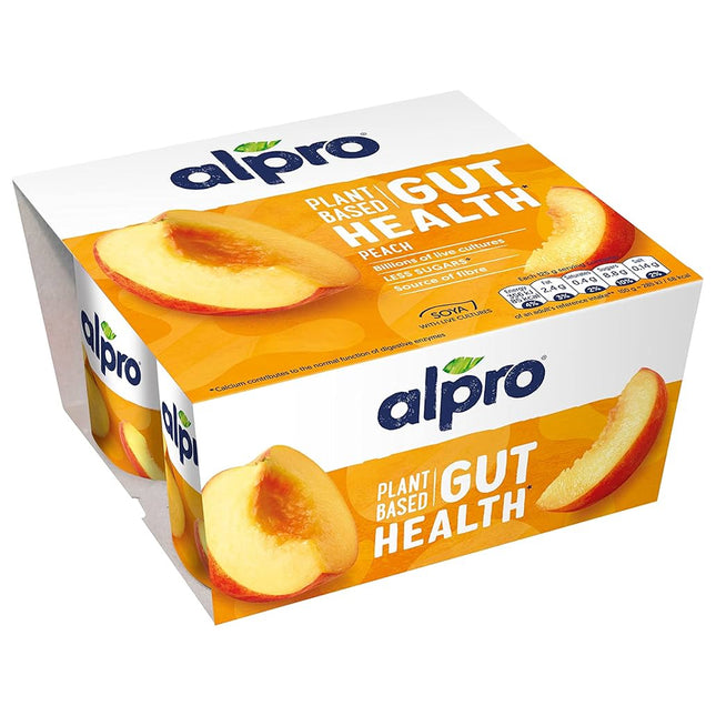 Alpro Peach Plant Based Yoghurt 4 x 125ml