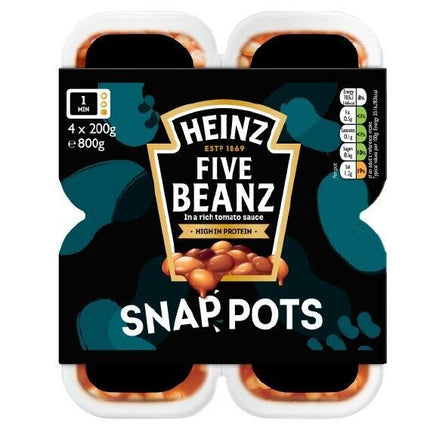 Heinz Five Beanz Snap Pots (6x4) 200g