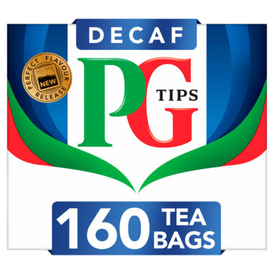 PG Tips Orginal Tea Decaf 160s Bags Box 464g