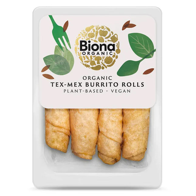 Biona Tex-Mex Burrito Rolls Organic 190g