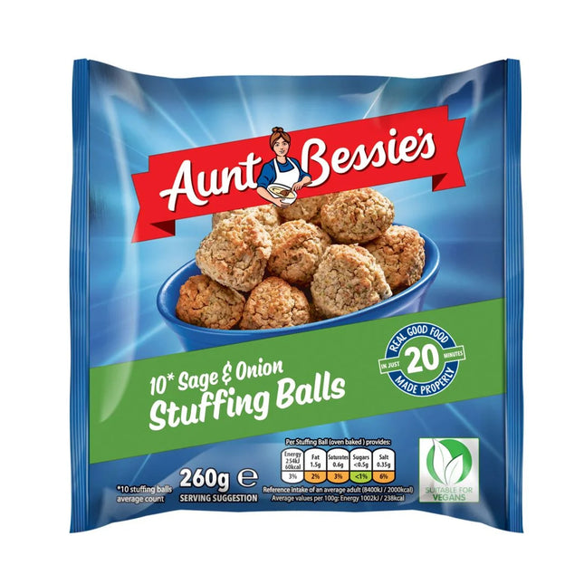 Aunt Bessies Sage & Onion Stuffing 260G