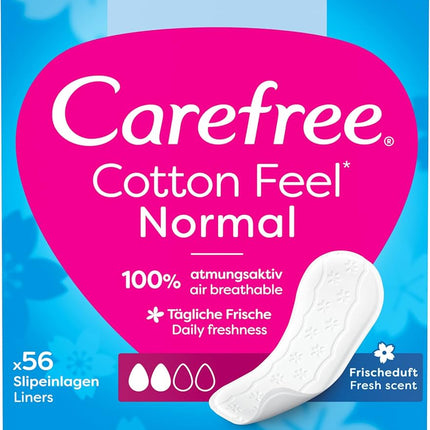 Carefree Cotton Scented Pantyliners 56s