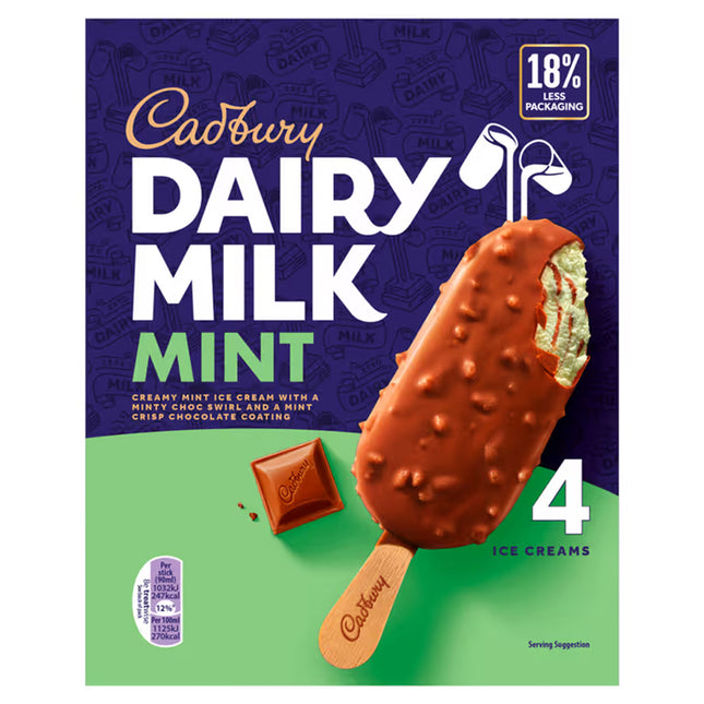 Cadbury Mint Sticks 4Pk 360ML