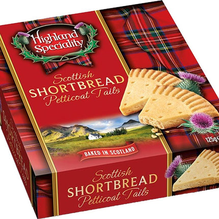 Highland Shortbread Petticoat Tails 125G X 24