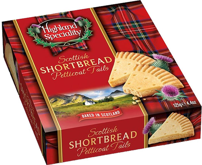 Highland Shortbread Petticoat Tails 125G X 24