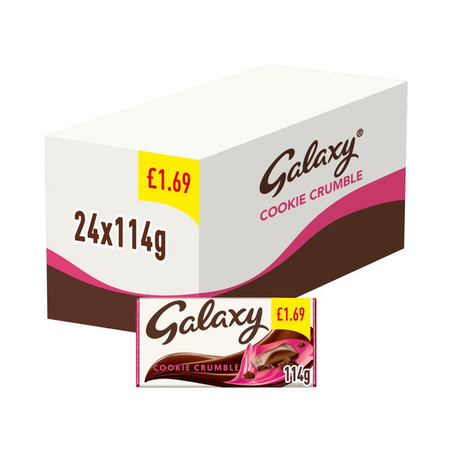 Galaxy Cookie Crumble Block £1.69 PMP 114g