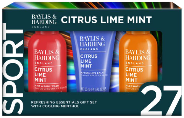 Citrus, Lime & Mint Men'S Refreshing Essentials Trio Gift Set 410g