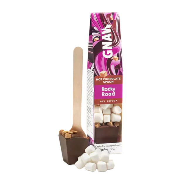 Gnaw Hot Chocolate Shots Spoon Rocky Road 40g