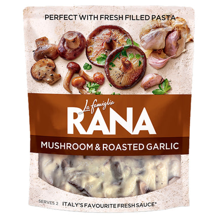 Giovanni Rana Mushroom & Roasted Garlic Fresh Sauce 200G