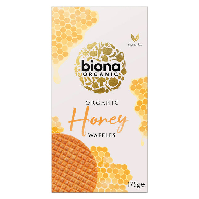 Biona Honey Waffles Organic 175g