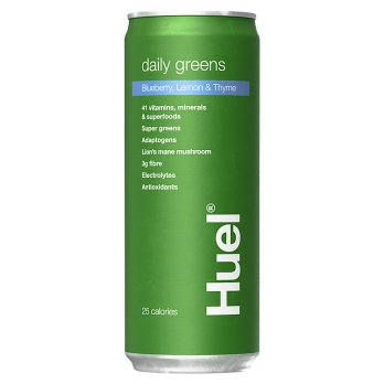Huel Daily Greens Ready-To-Drink Blueberry, Lemon & Thyme 330ml