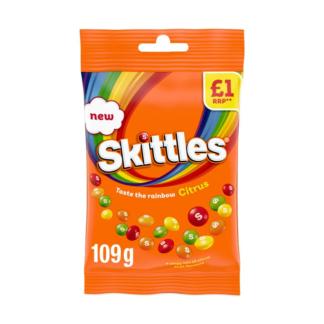 Skittles Citrus X14 £1.00 PMP 109g