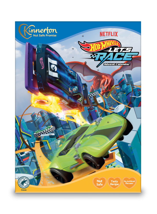 Kinnerton Advent Calendar Hot Wheels 40G