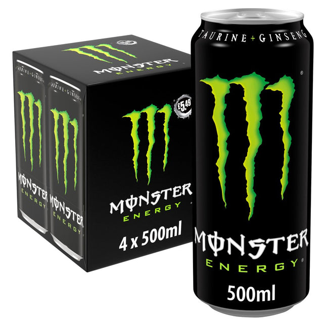 Monster Energy PMP £5.49 4Pk 500ml